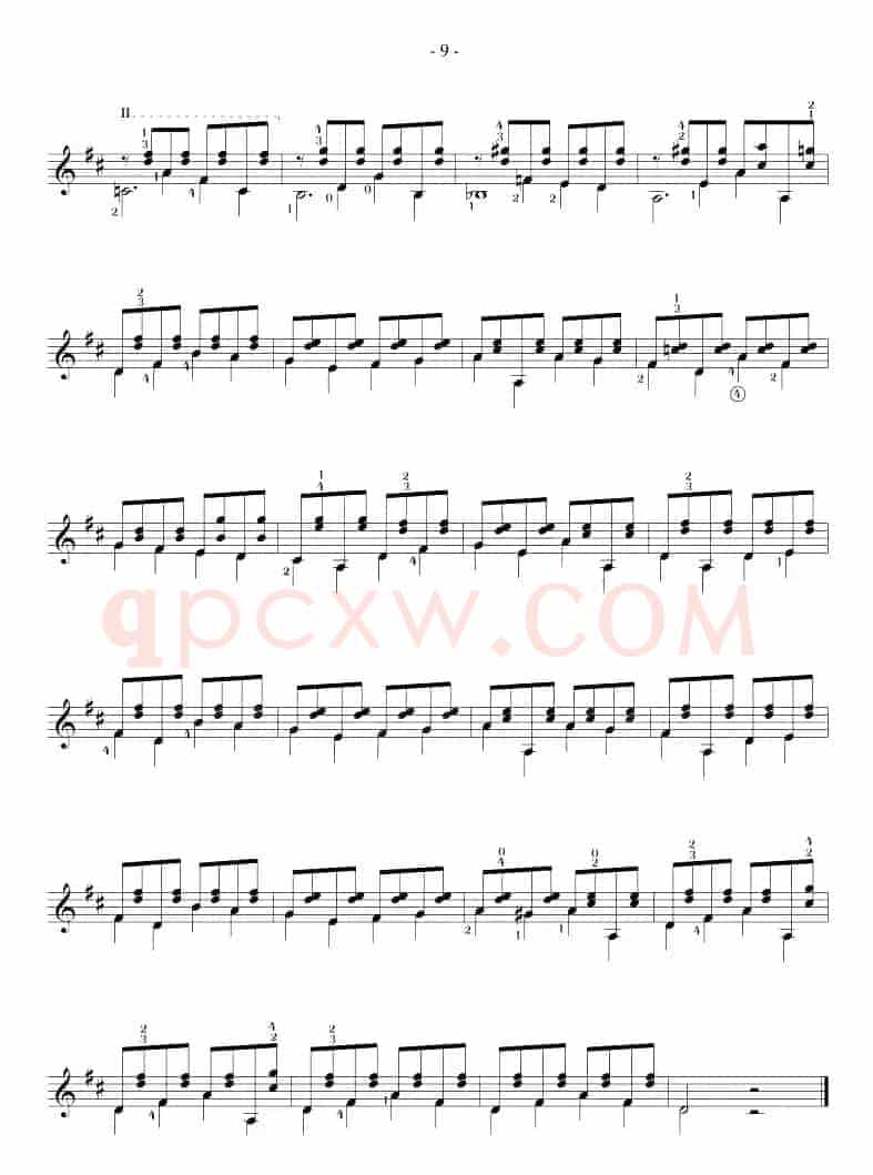 Sor-Coste《26 Studies》（STUDY 6）