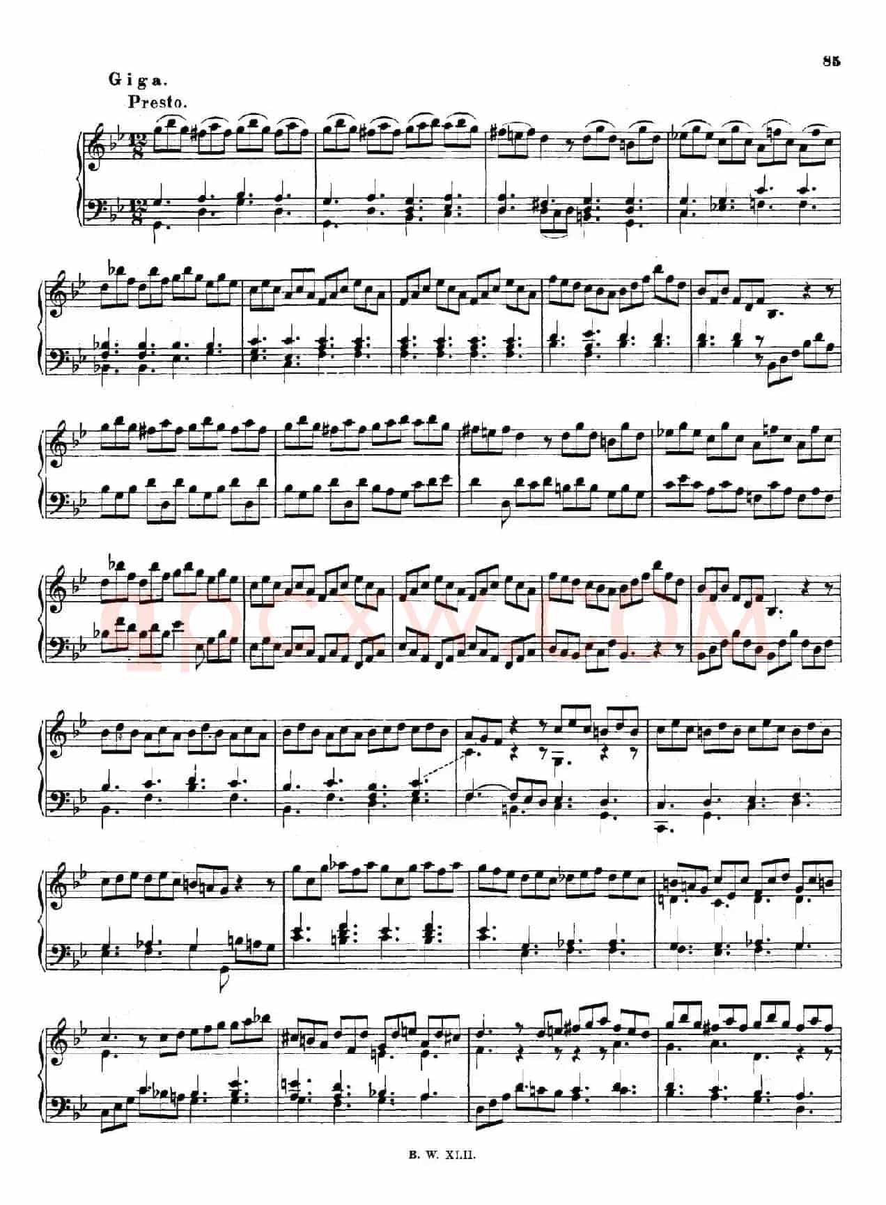 16 Concertos BWV 972-987(十六首为独奏古钢琴而作的协奏曲)(P21——30)