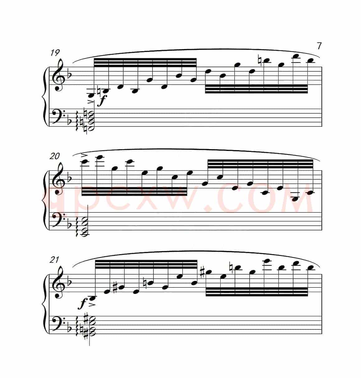 第六级 练习曲（中国音乐学院钢琴考级作品1~6级）