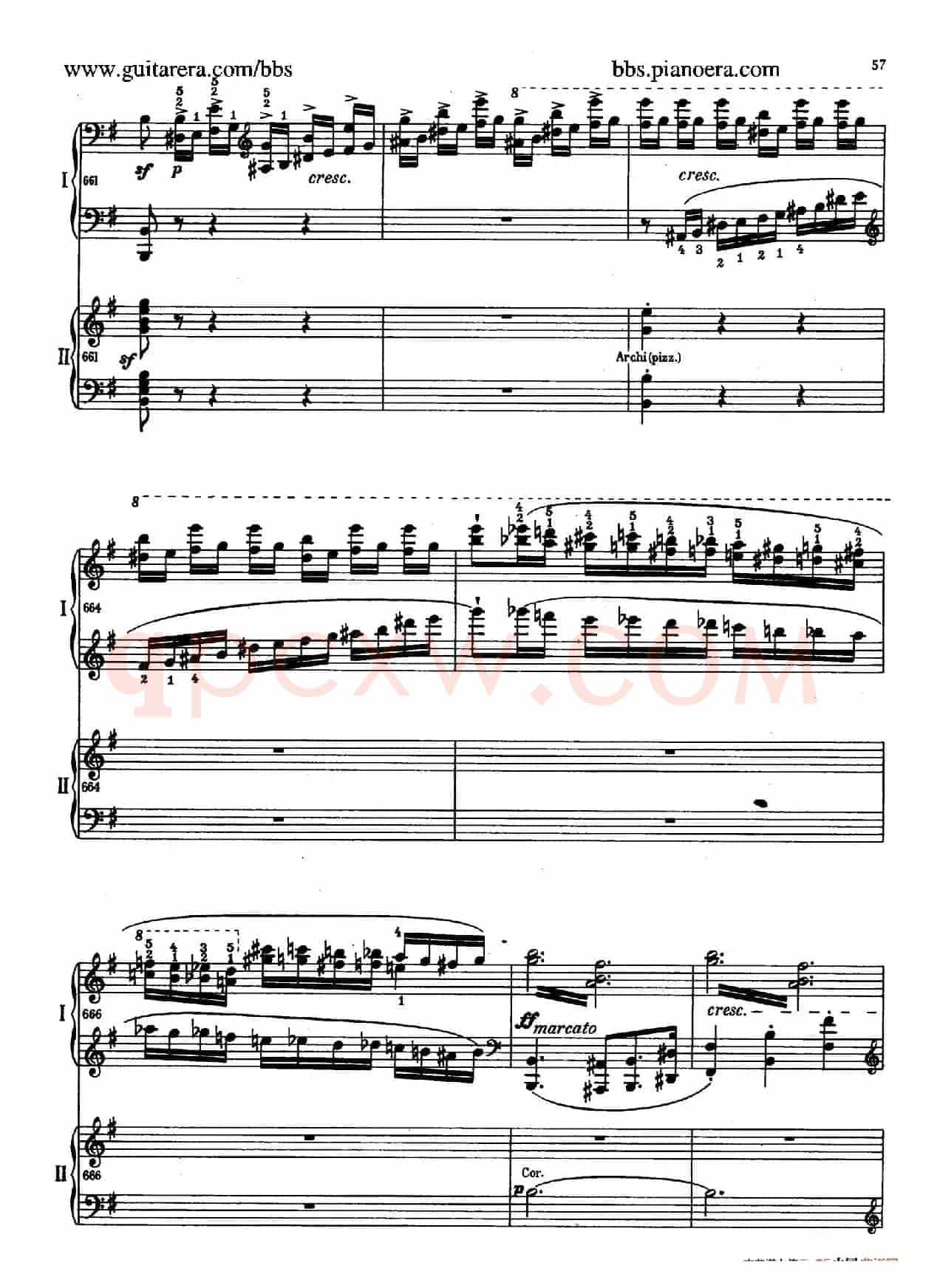 e小调第一钢琴协奏曲 Op.11(双钢琴版·第一乐章)