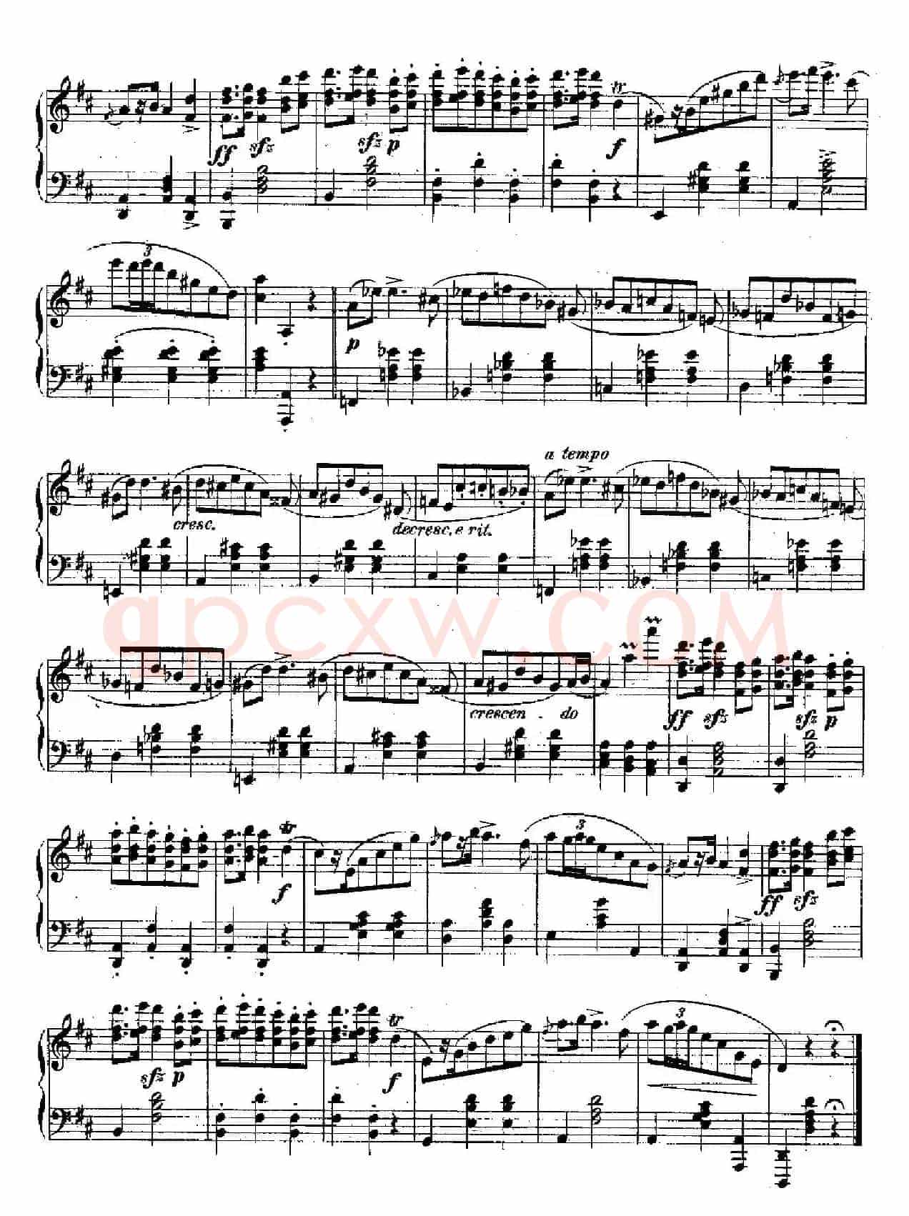 Five Polish National Dance Op.3(5首波兰民族舞曲 No.3)