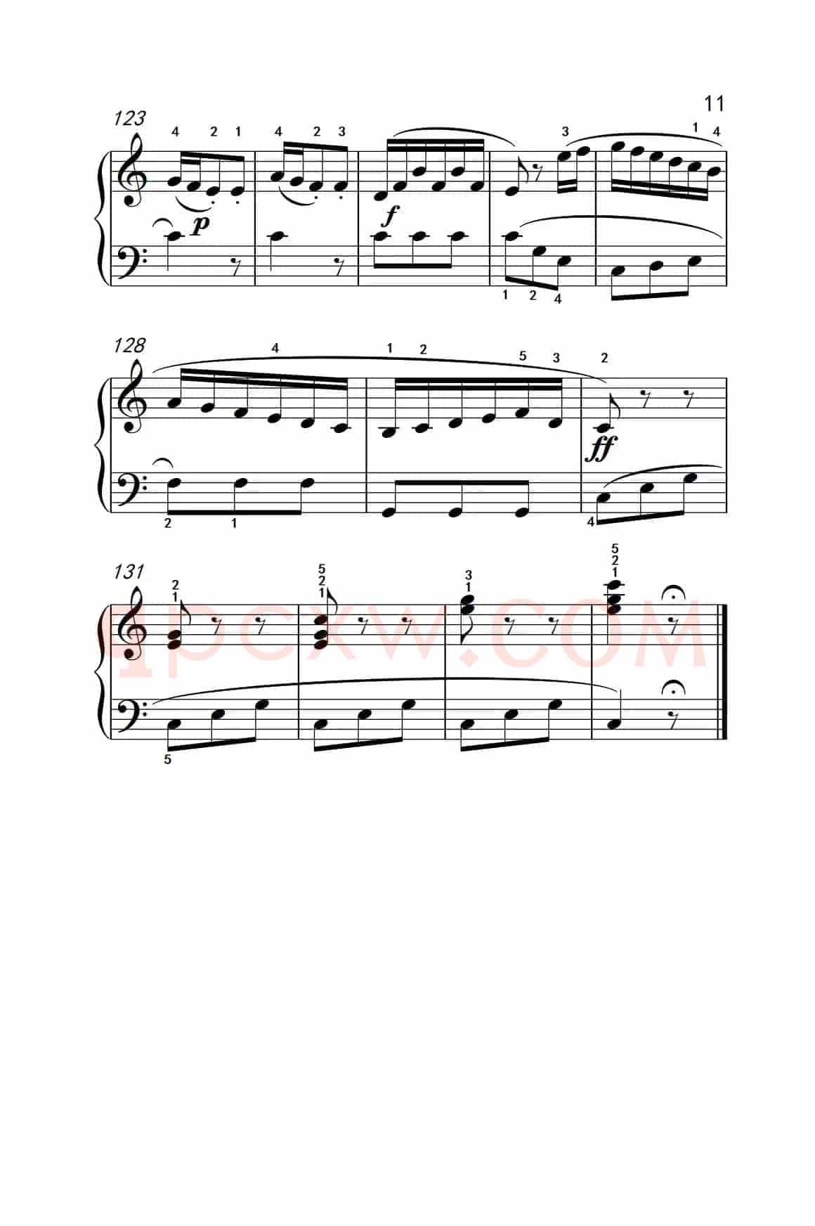 小奏鸣曲（老年大学 钢琴教程 3）