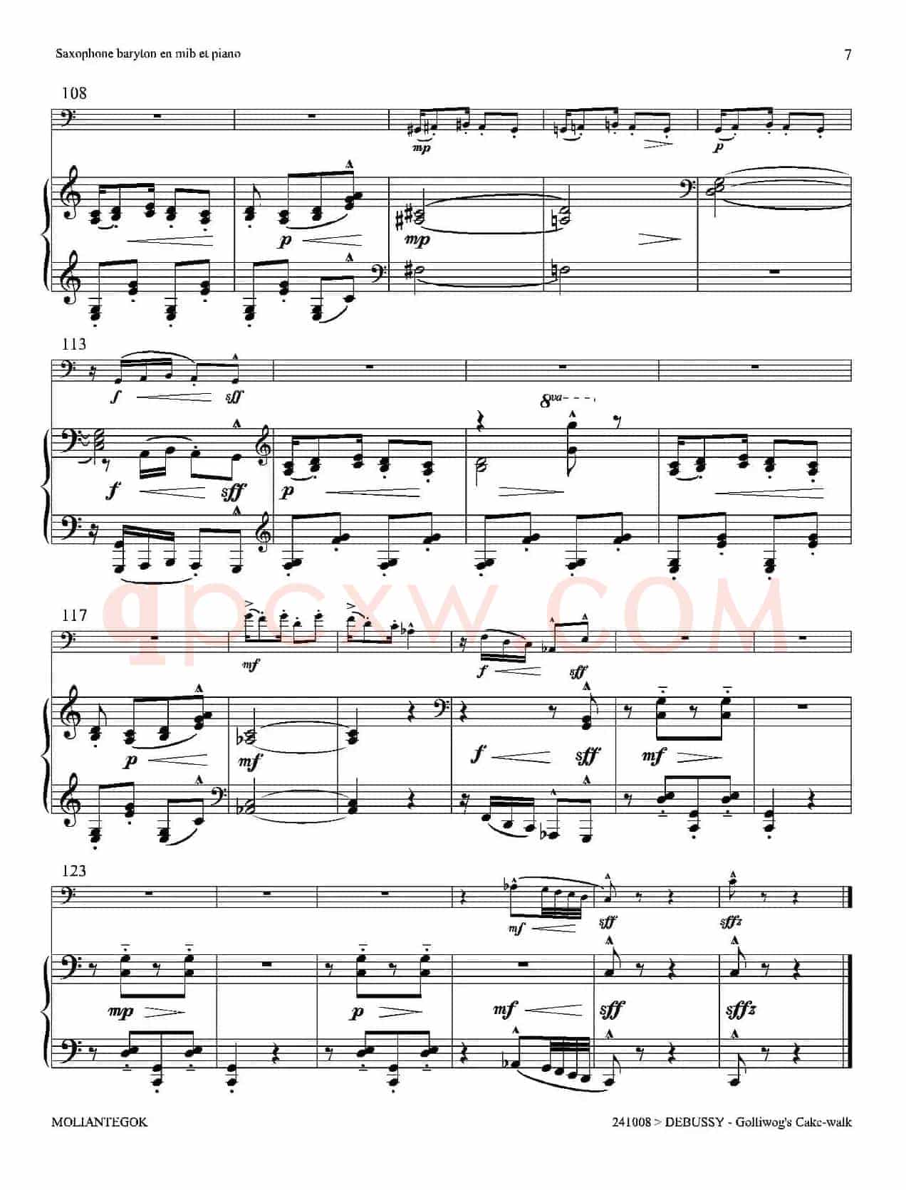木偶步态舞（上低音萨克斯+钢琴伴奏）
