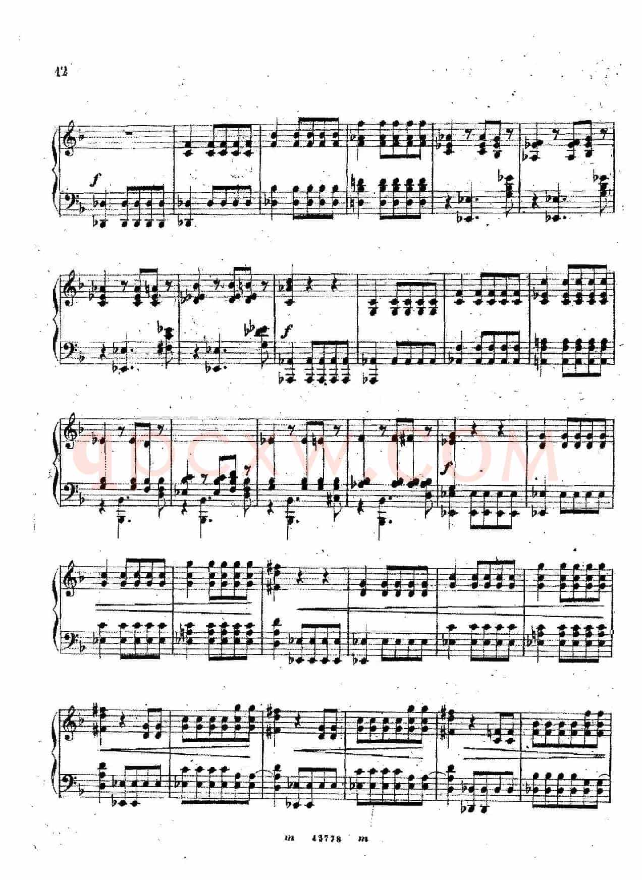 Scherzo in F Major from Miscellenies Op.93(F大调谐谑曲)