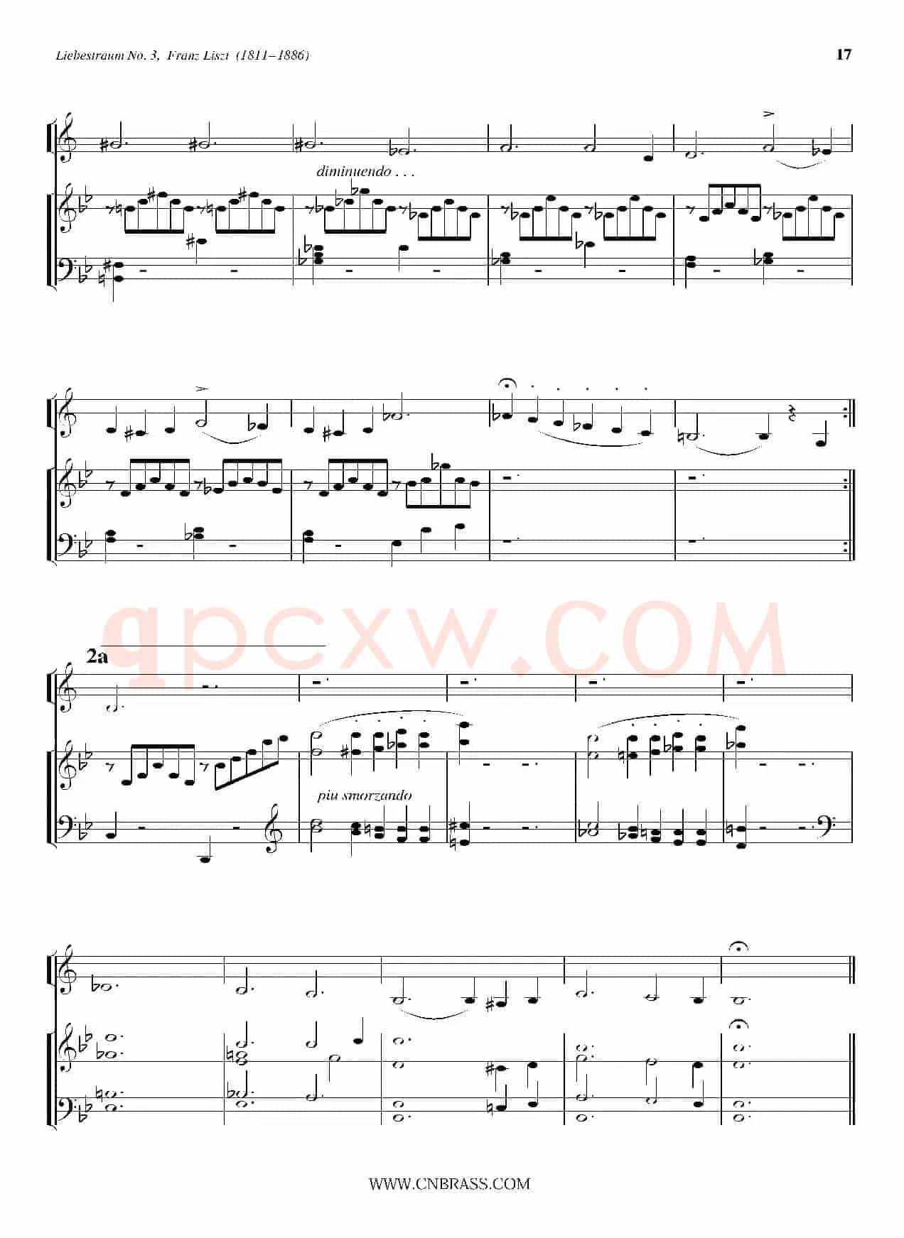 Liebestraum No. 3(小号+钢琴伴奏)