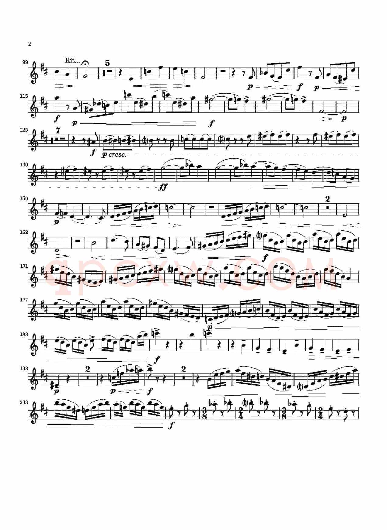 Movement（四重奏高音萨克斯分谱）