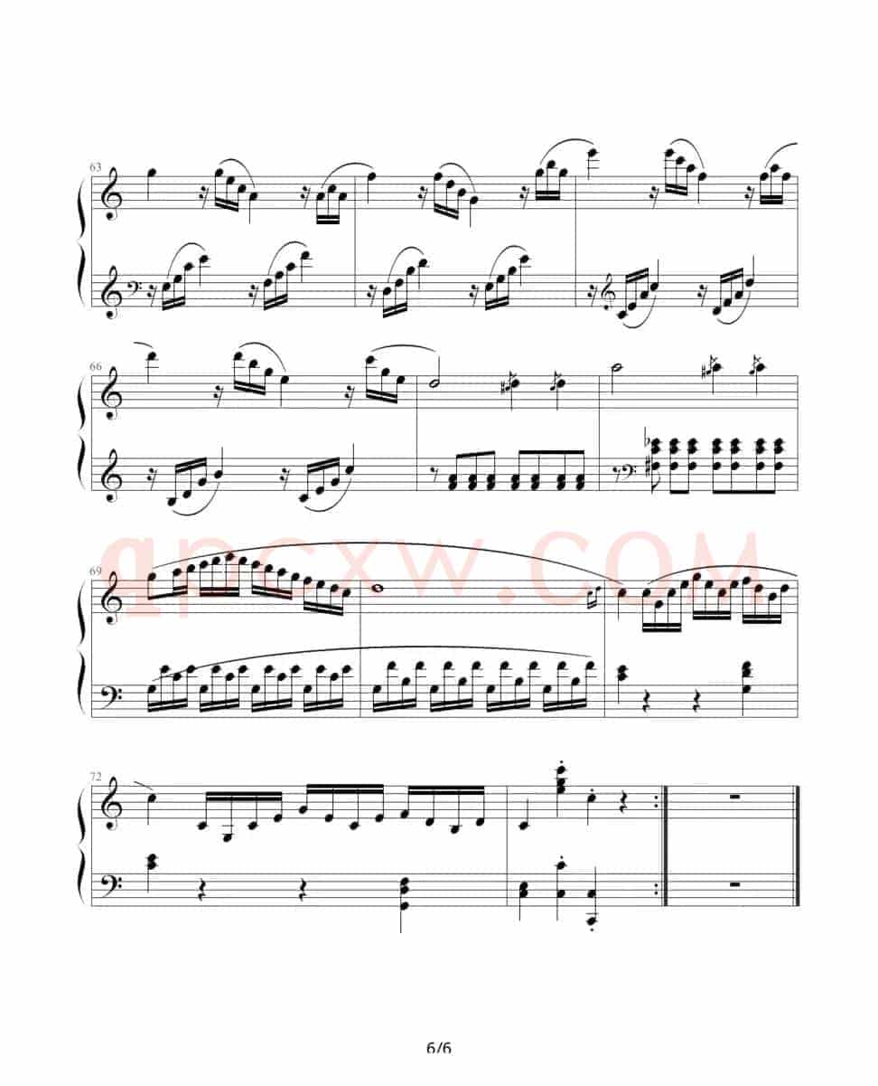 奏鸣曲 Sonatas K.545（Mozart 制谱版）