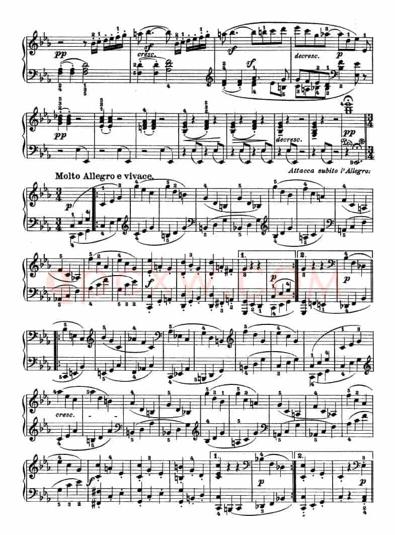 SONATE（第十三钢琴奏鸣曲-Op.27 No.1）