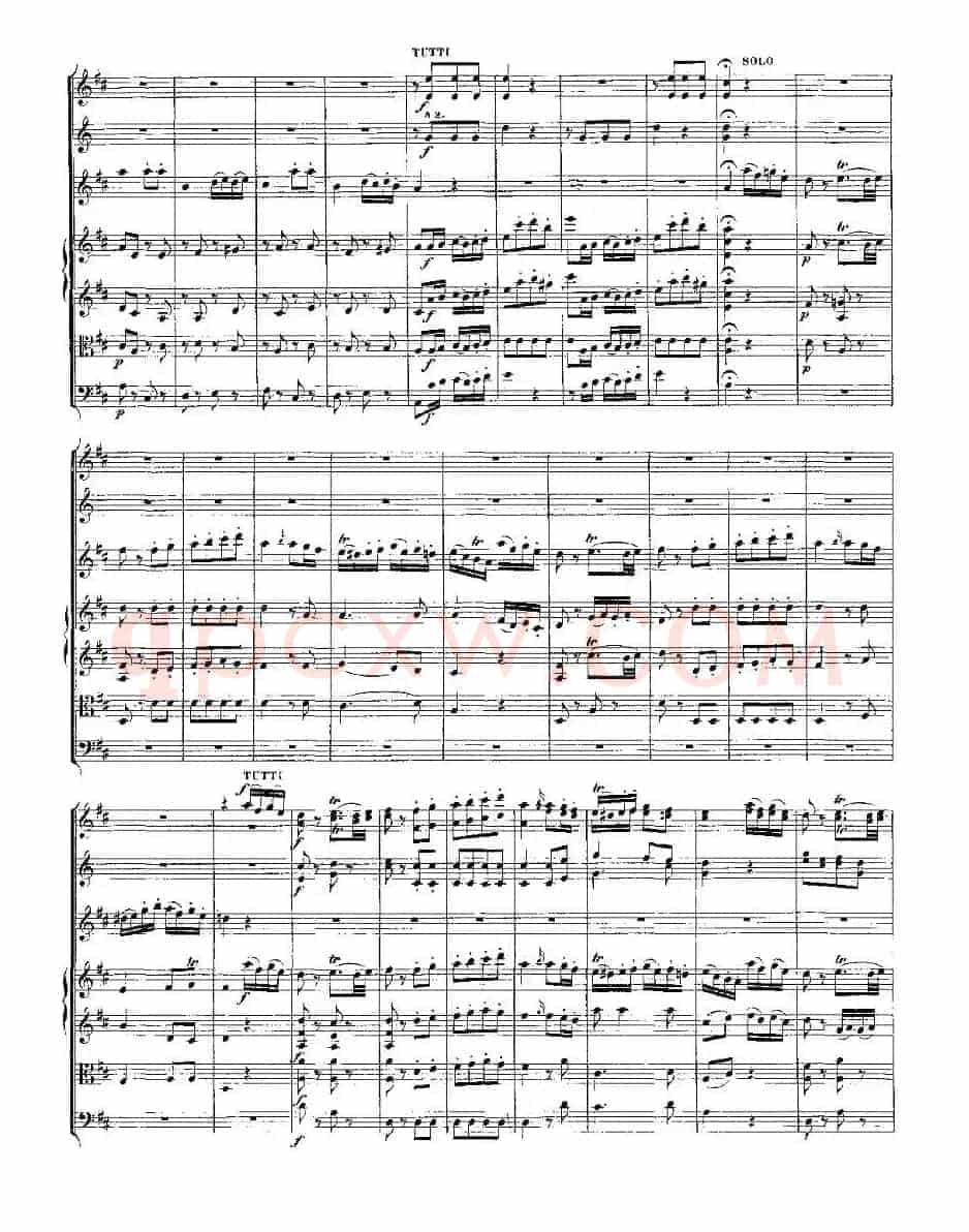 Concerto in D for Flute, K.314(D大调长笛协奏曲)