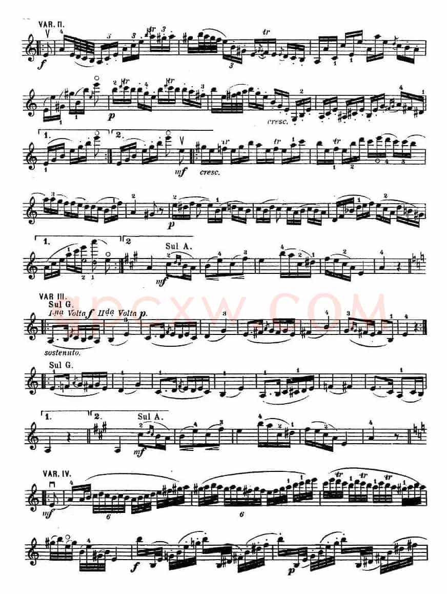 Air Varie Op.16