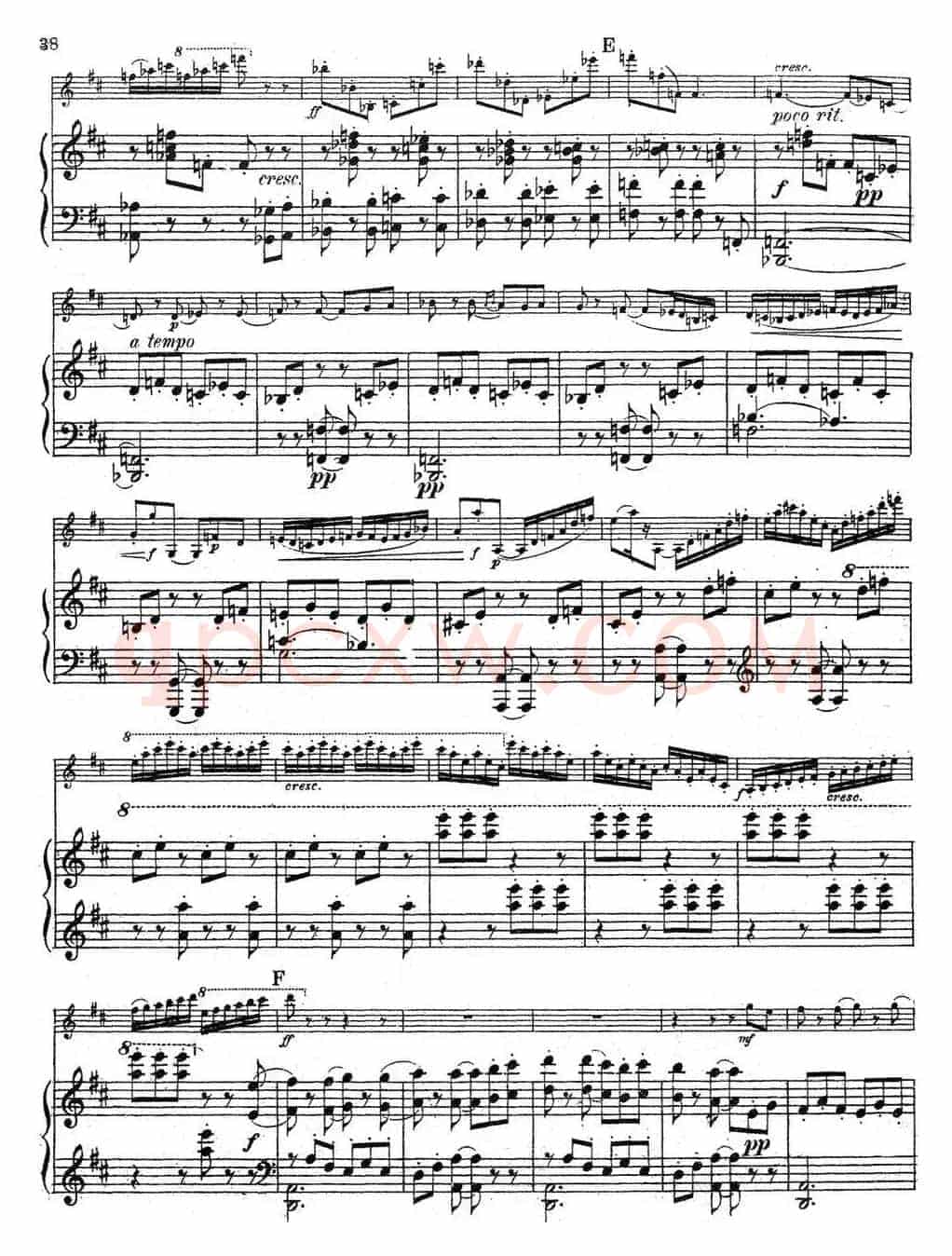 Symphonie Espagnole Op.21，No.5（西班牙交响曲）（小提琴+钢琴伴奏）