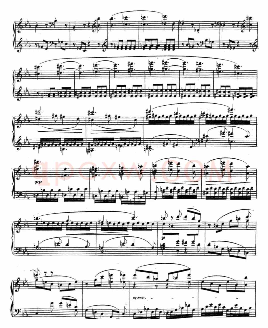 贝多芬钢琴奏鸣曲26 告别 降E大调 Op.81a E-flat major