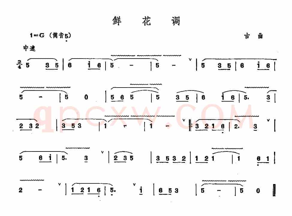 鲜花调