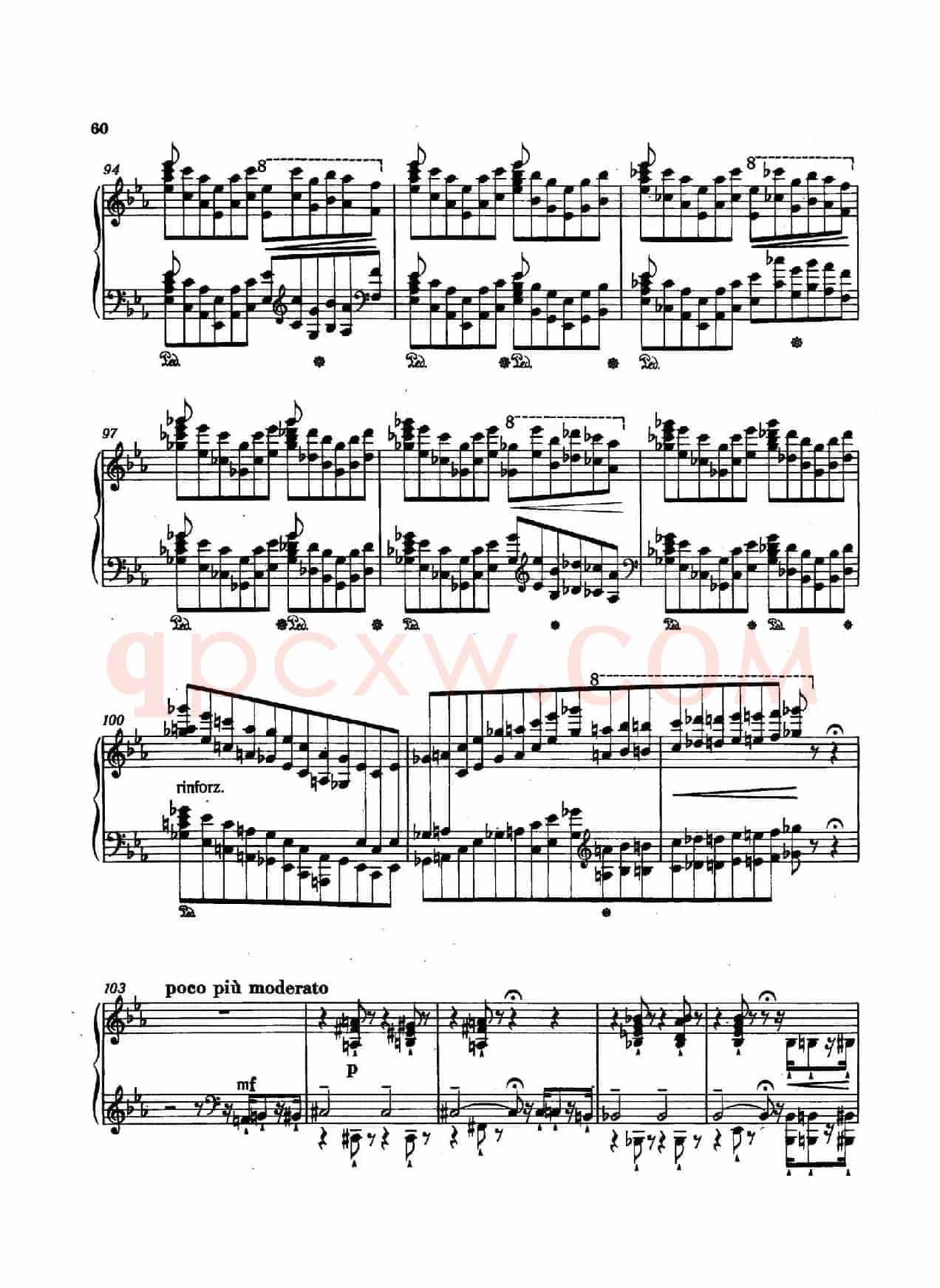 12 Etudes d'execution Transcendante S.139(12首超技练习曲·7)