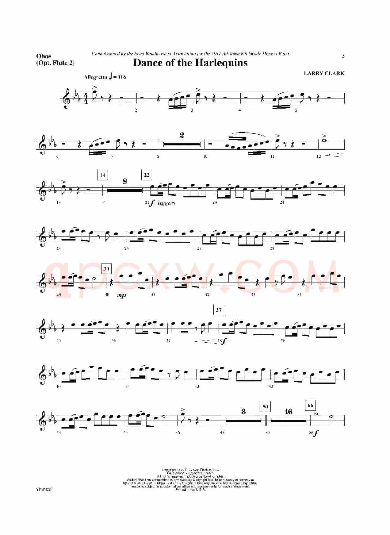 Dance of Harlequins(双簧管分谱)