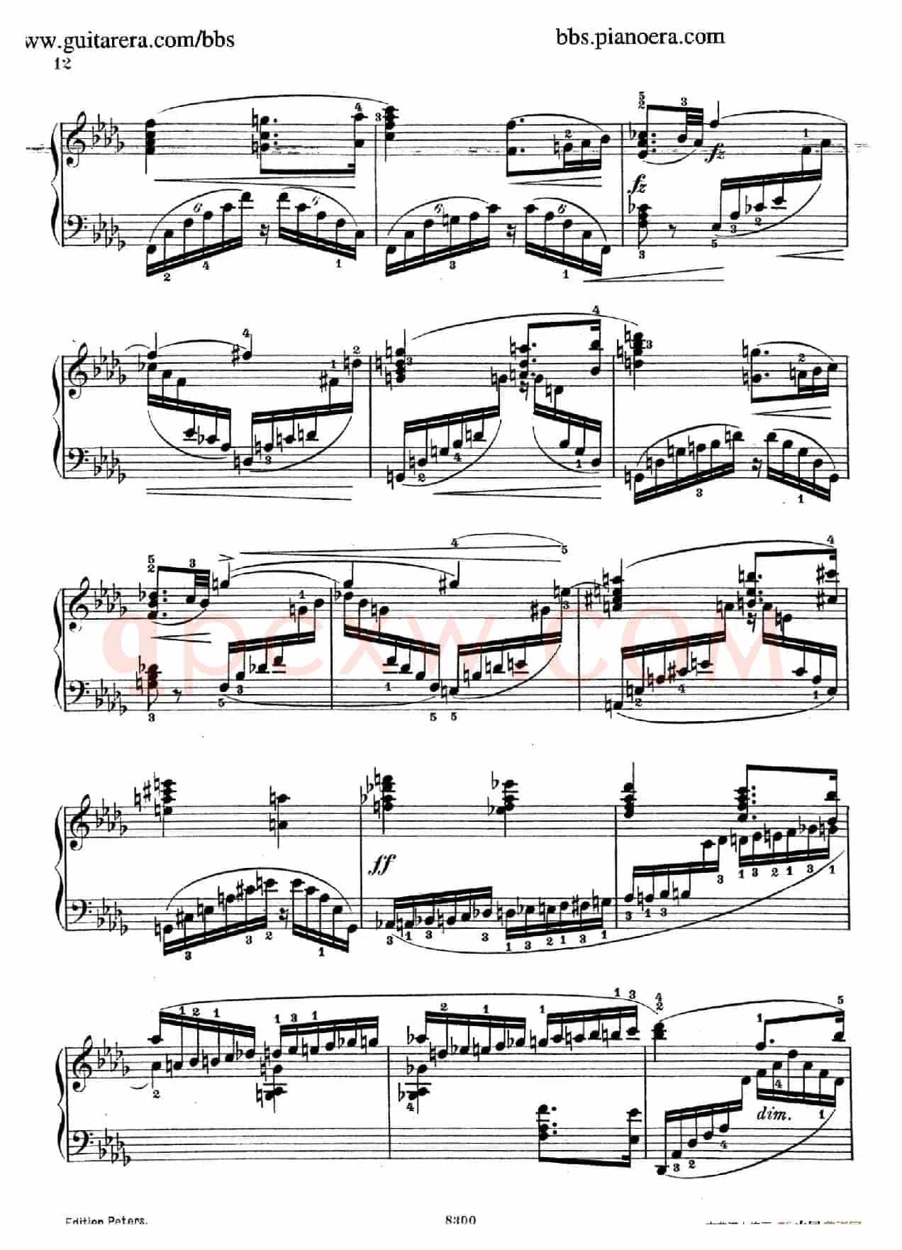 Six Pieces Op.32(6首小品·3. 春之声)