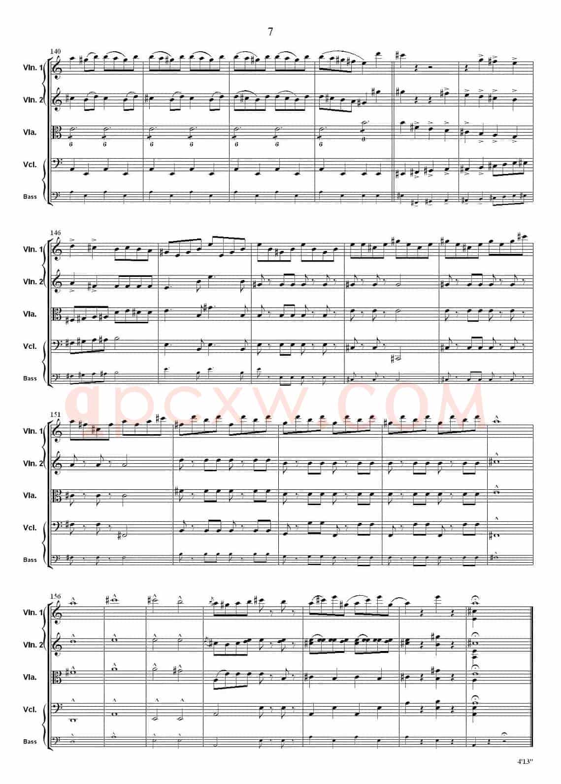 Rakoczy March（弦乐合奏）