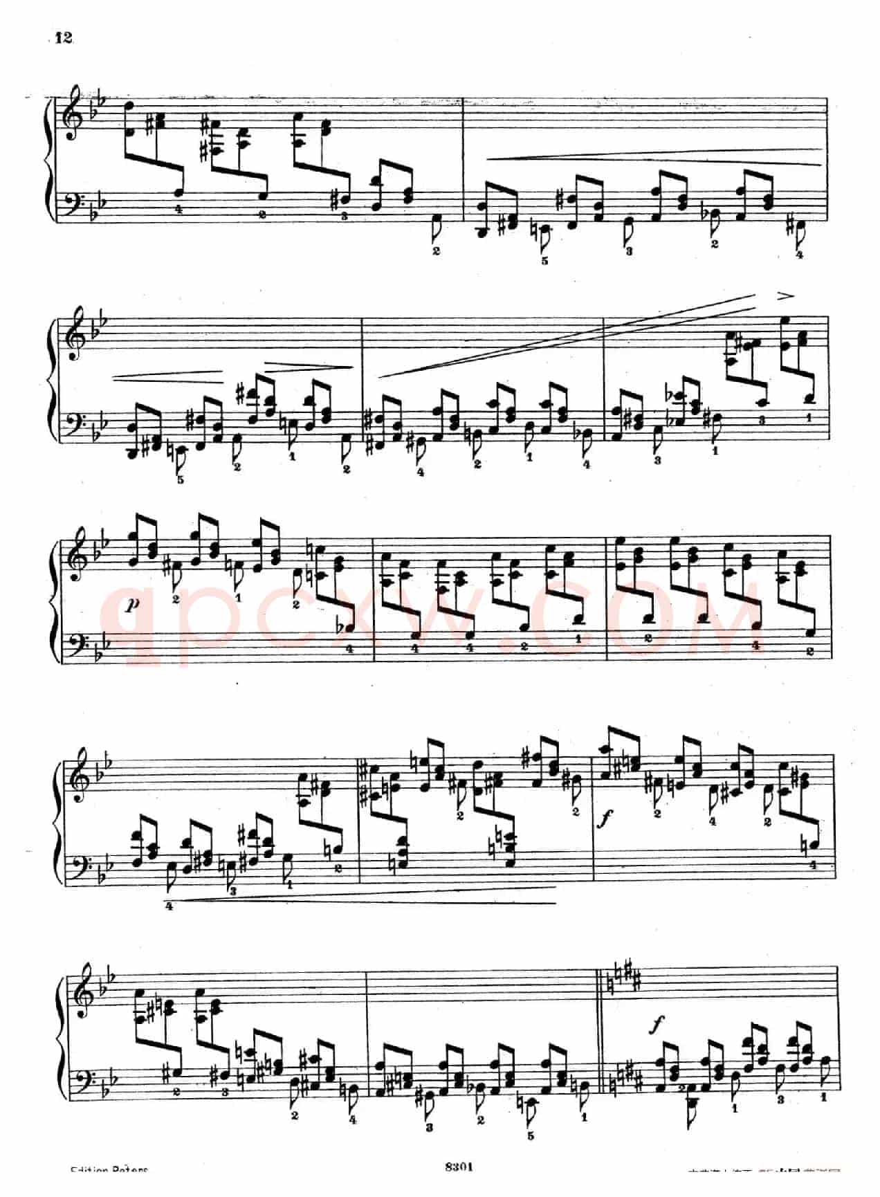 Six Pieces Op.32(6首小品·6. 精灵 )