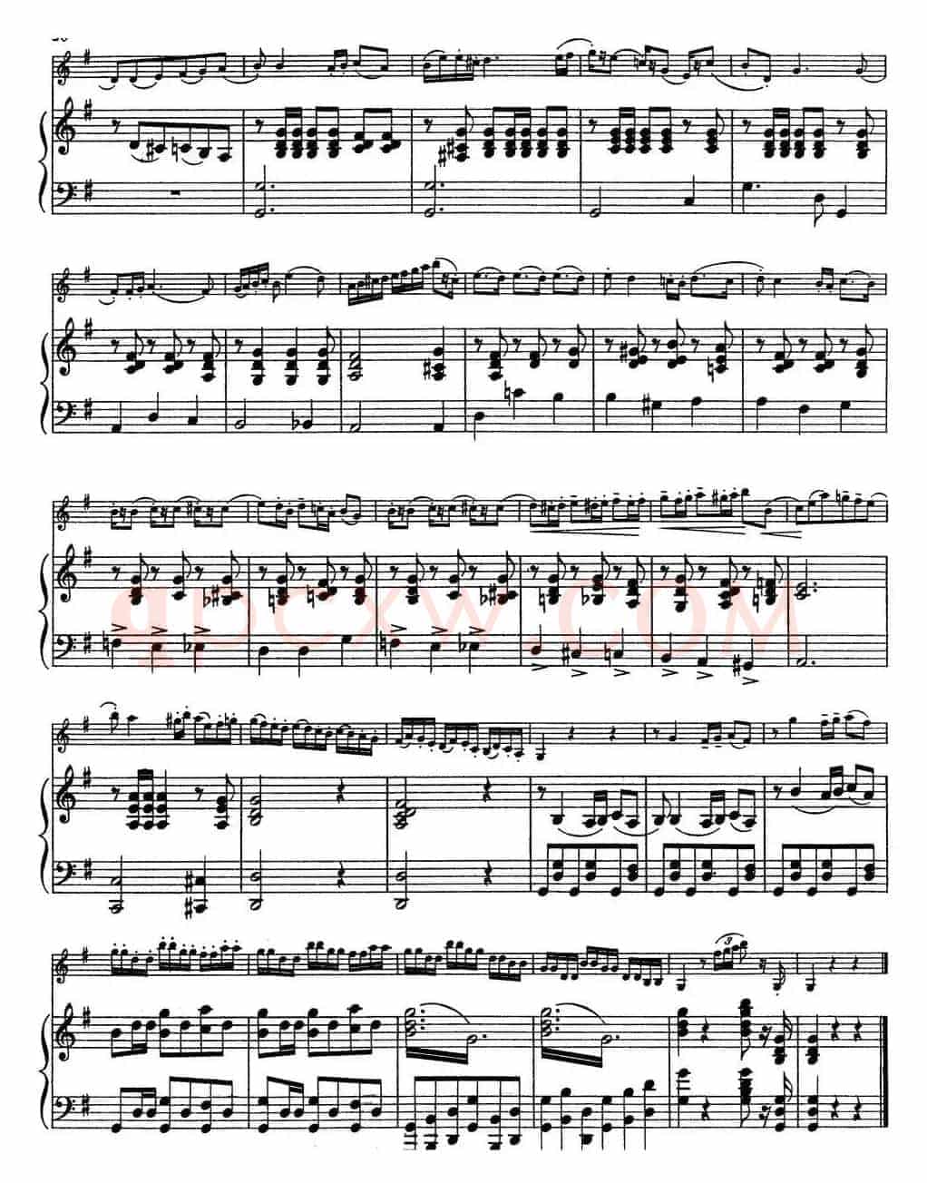 25首小提琴曲合集：Polonaise.（小提琴+钢琴伴奏）