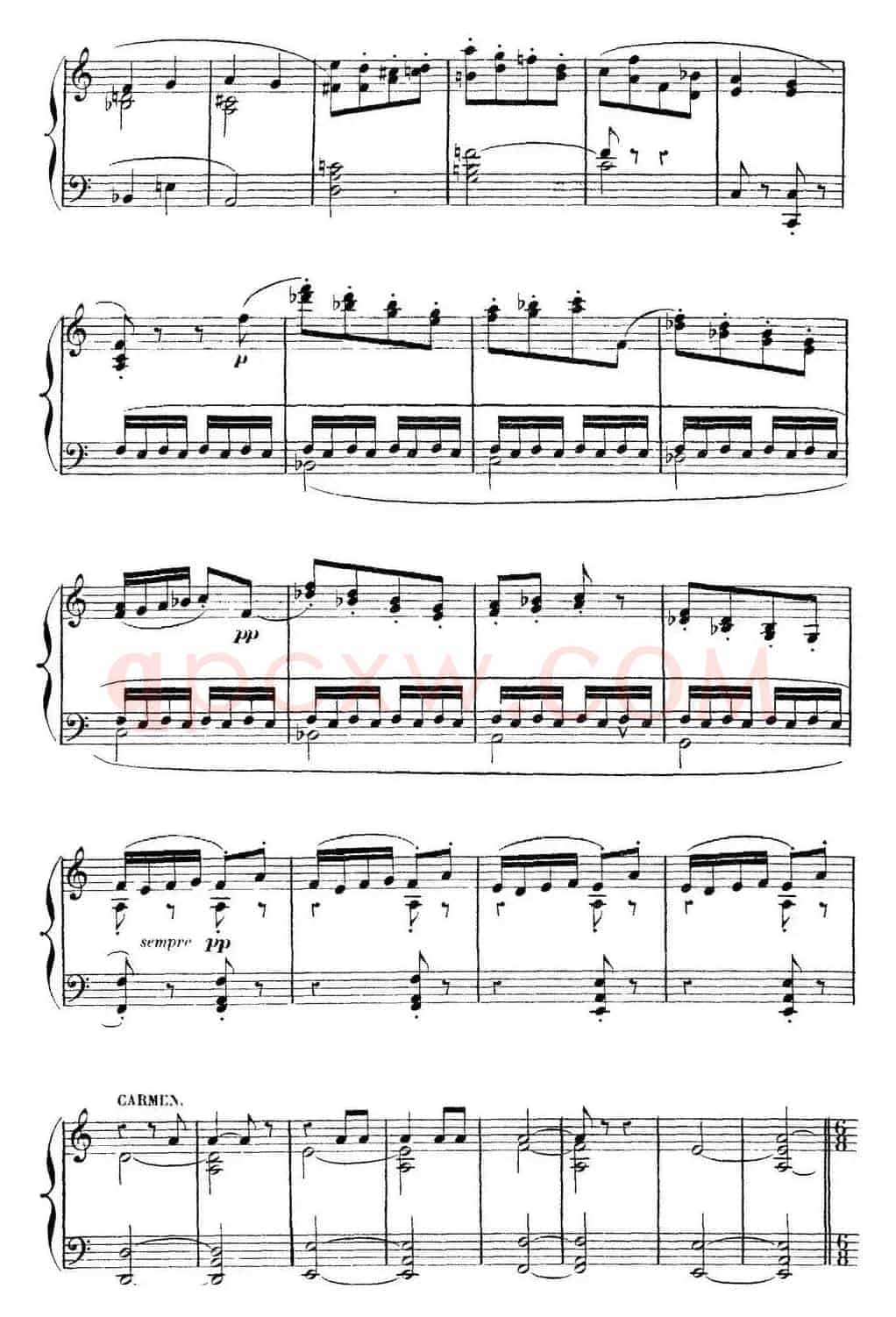 Carmen for Solo Piano（卡门全剧钢琴独奏版）（No.20）