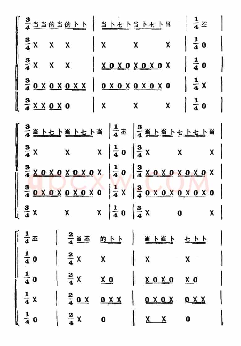 锦鸡拖尾（打击乐合奏）