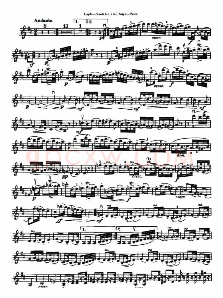 Soata No.7 in F Major