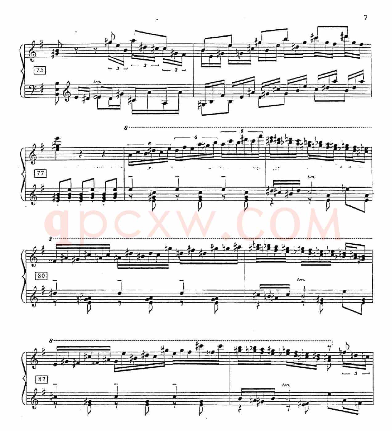 Carmen Variations 12 Pieces(12首卡门主题变奏曲·4)