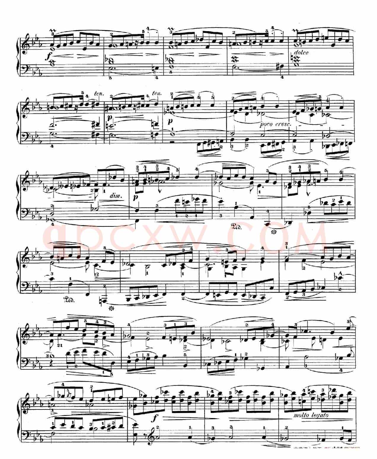 Piano Sonata No.1 in c Minor Op.4 (c小调第一钢琴奏鸣曲)