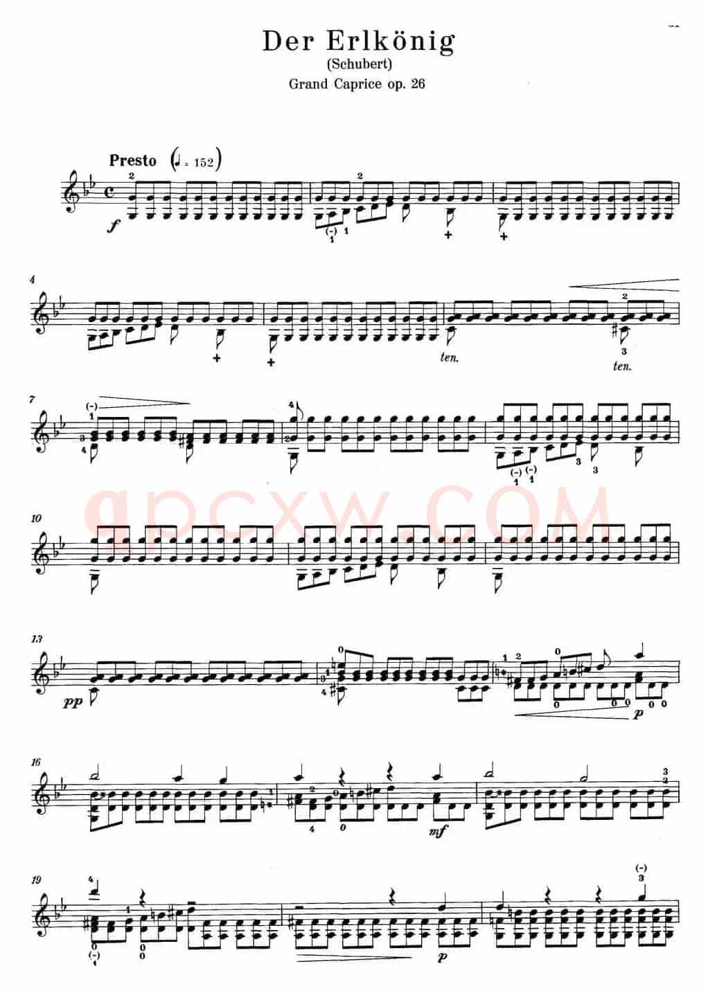Der Erlkonig Grand Caprice op.26