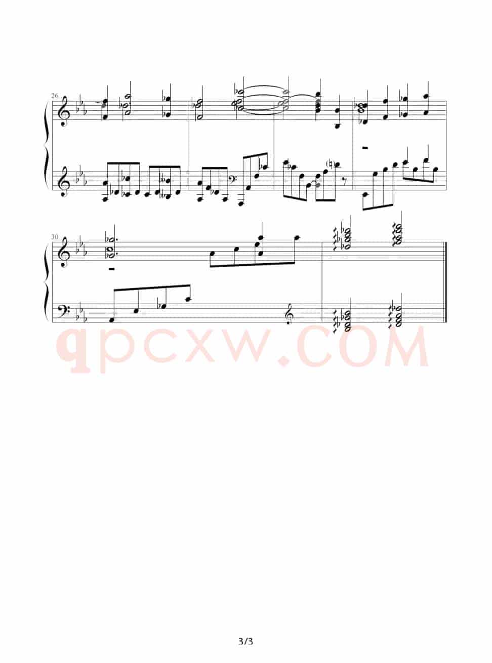 第二钢琴协奏曲第三乐章（部份）