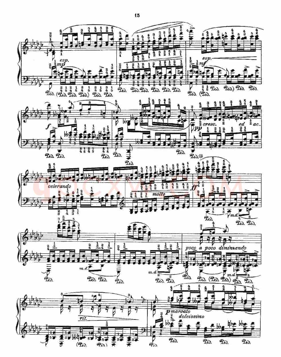 肖邦《练习曲》Fr.Chopin Op.10 No7-2