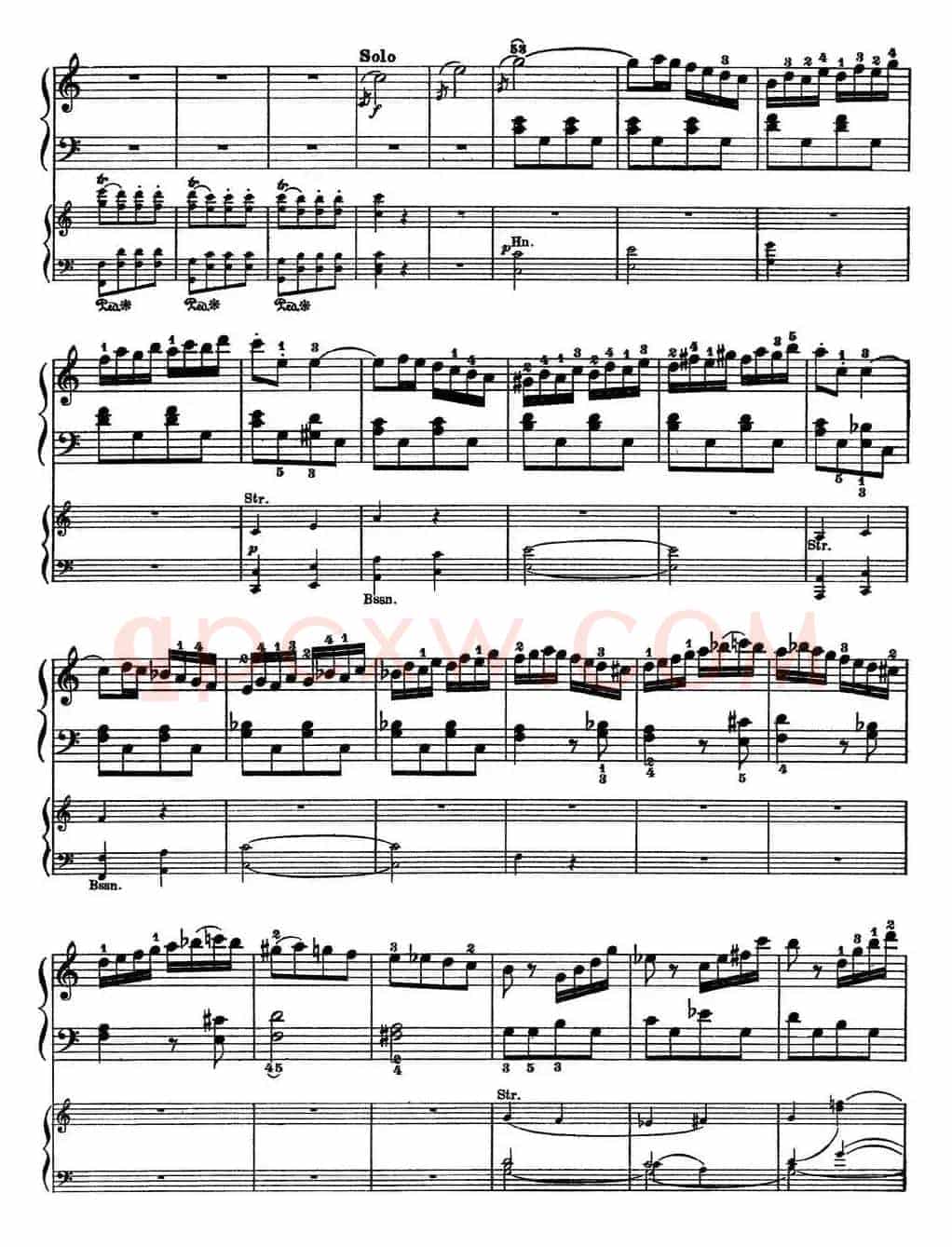 二十八部钢琴协奏曲 No.21（P46-54）