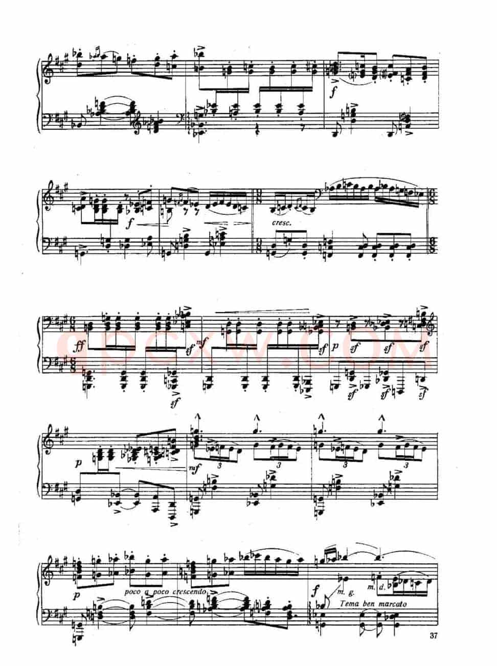 Six Préludes Exotiques Op·17（6首特色前奏曲·3）