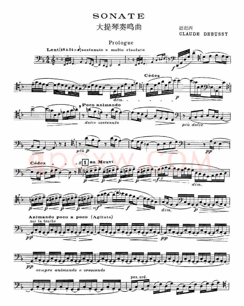 Sonata（大提琴奏鸣曲）