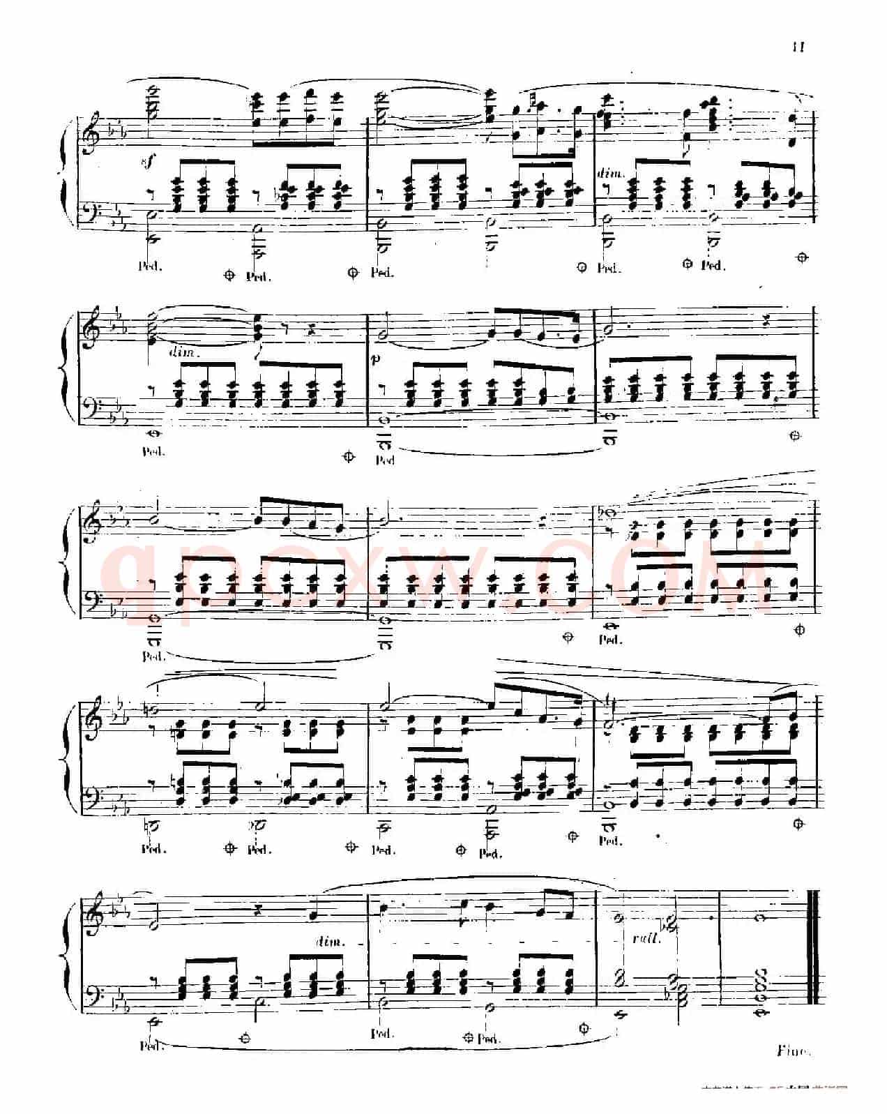 3 Romances Sans Paroles（3首无词浪漫曲·3. 夜晚）