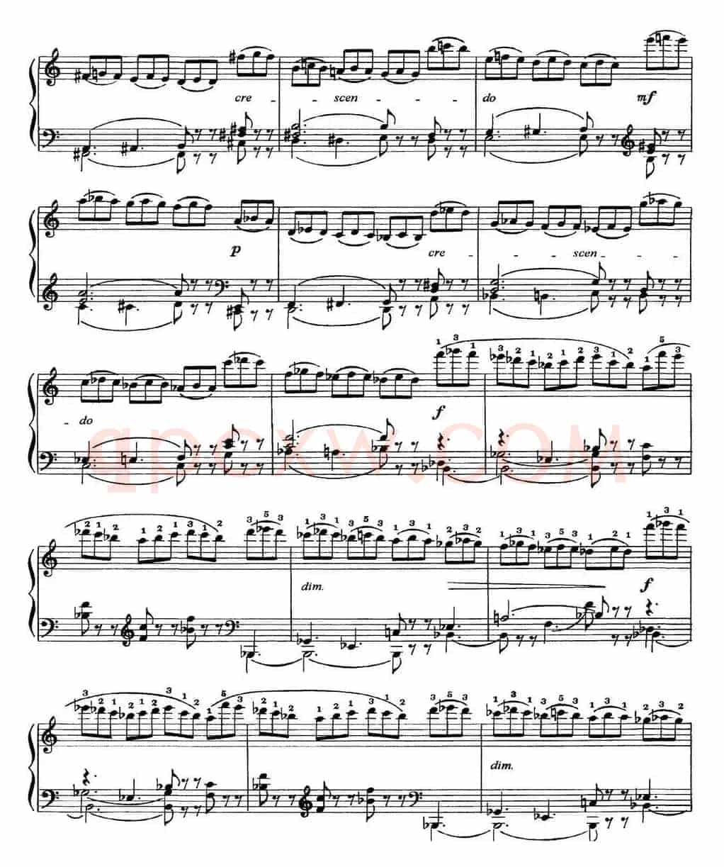 柴可夫斯基18首钢琴小品Op.72(10.Scherzo-fantaisie)