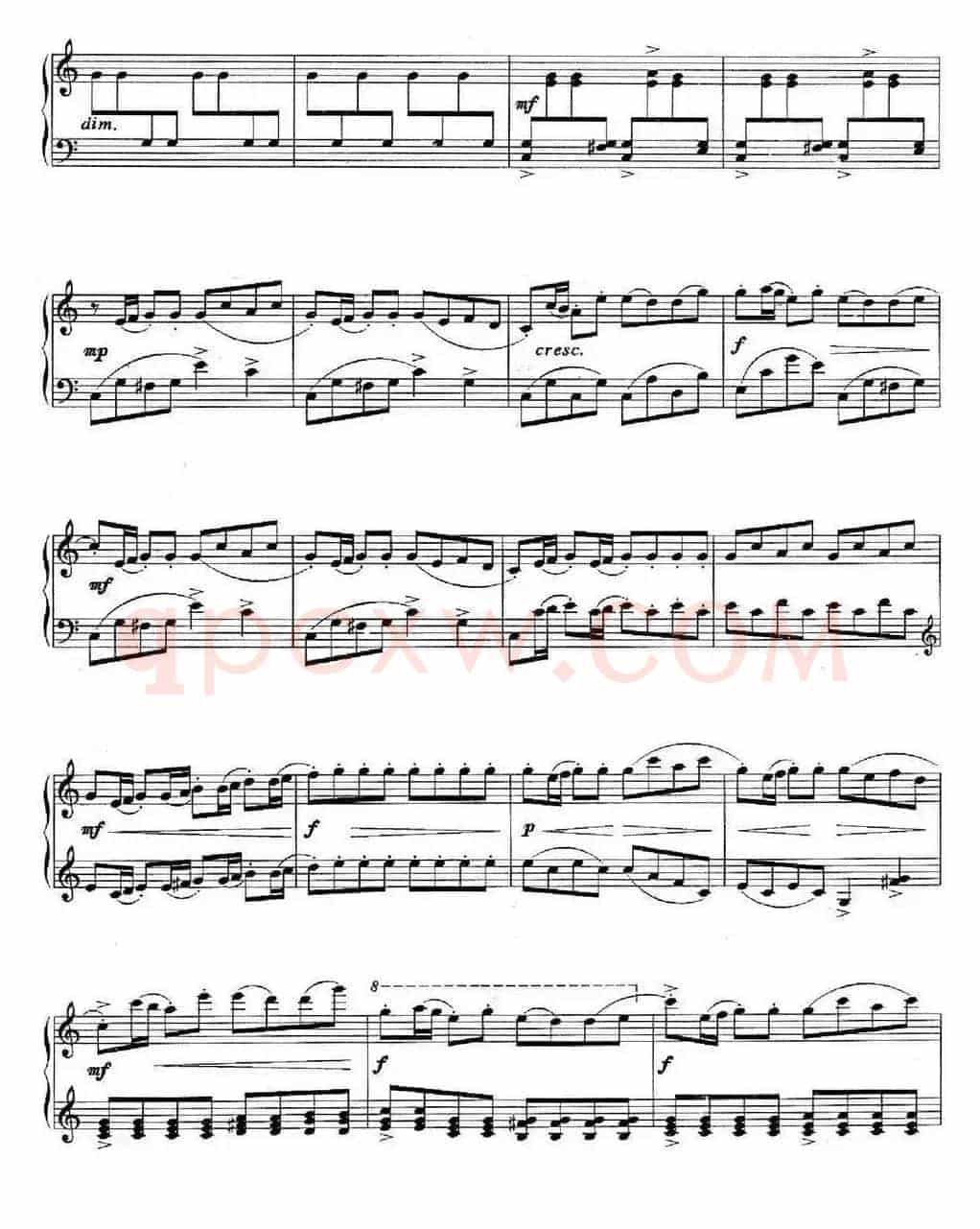 儿童组曲 快乐的节日（钢琴独奏）