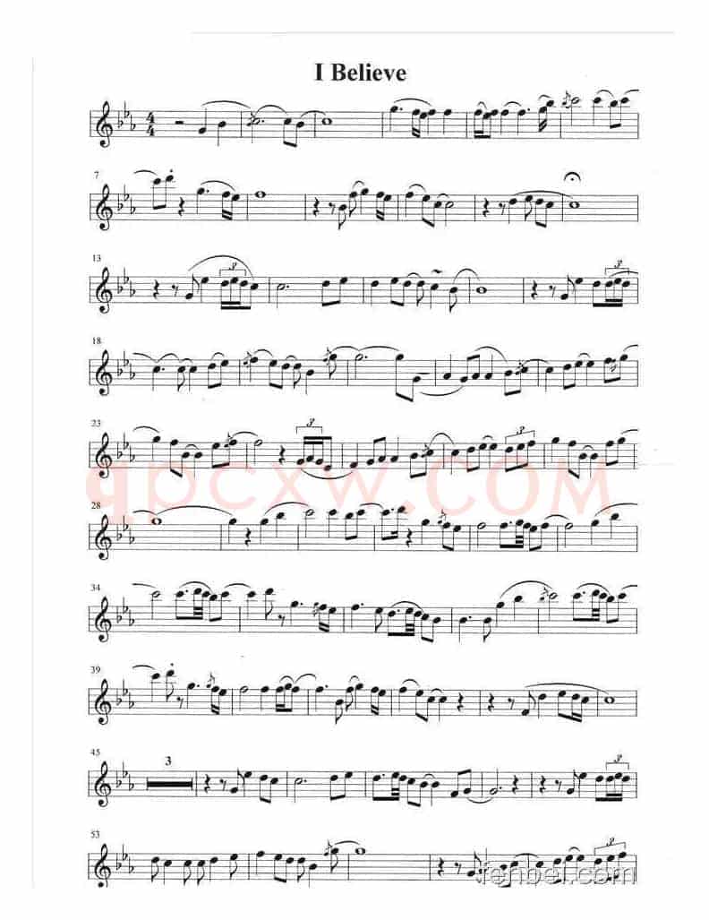 午夜的萨克斯（I BeIieve）