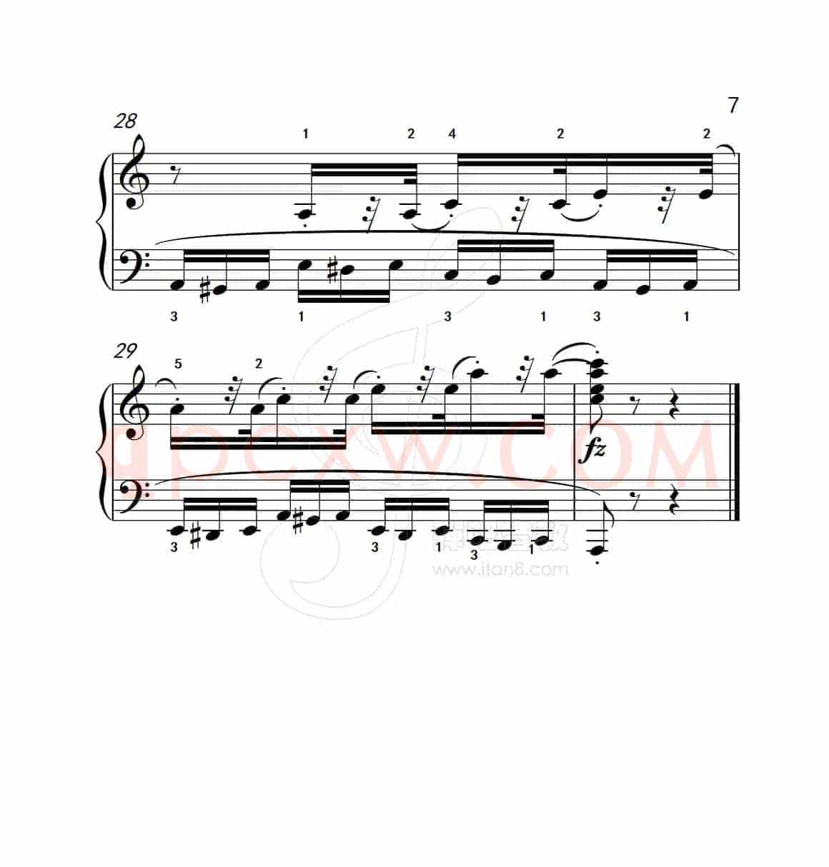 练习曲 5（克拉莫钢琴练习曲60首）