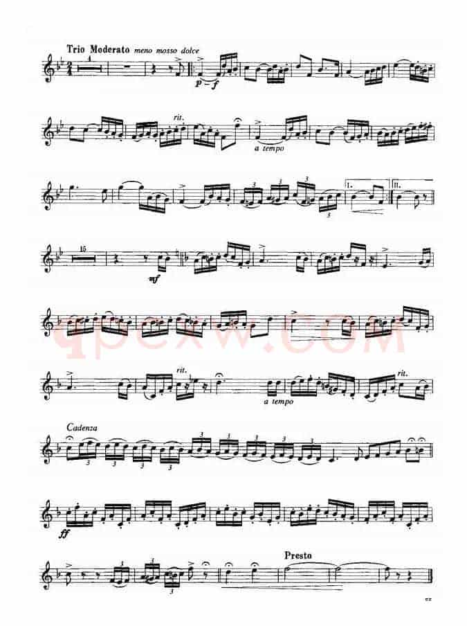 小号考级三级乐曲8首