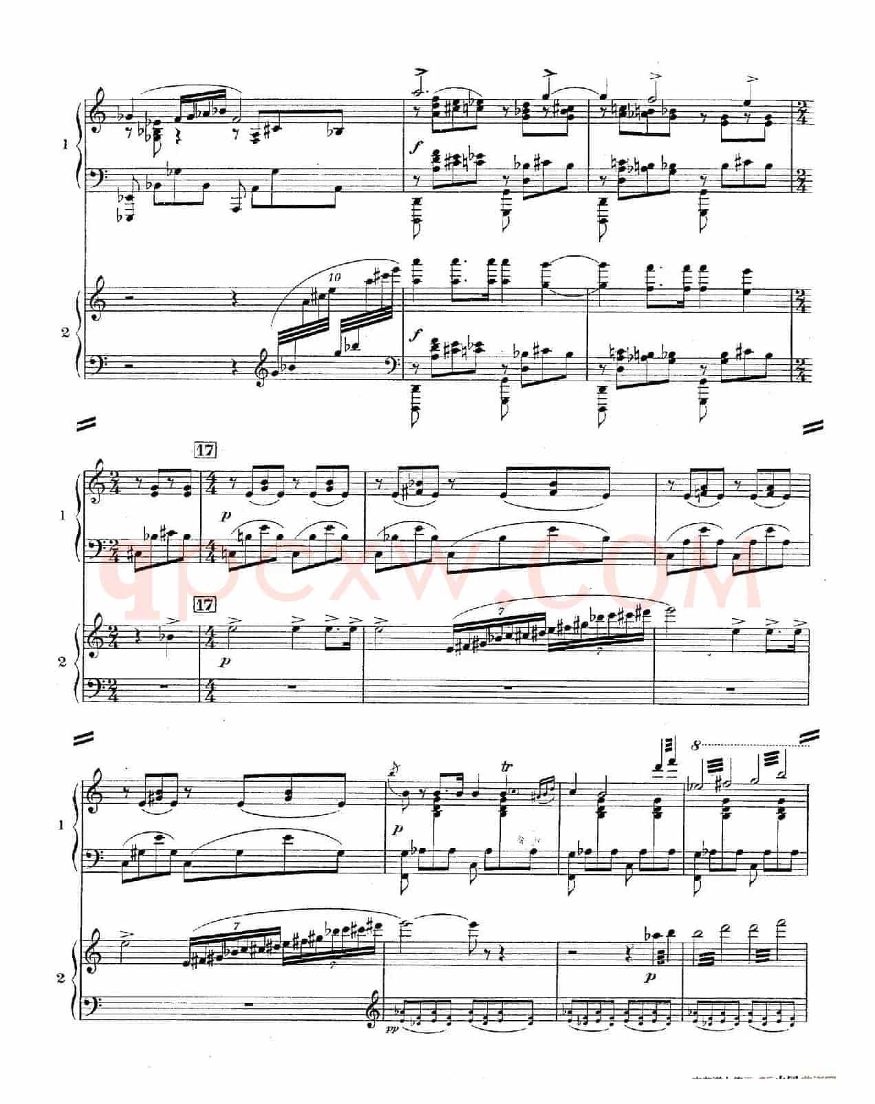 Concerto for 2 Pianos in d Minor(d小调双钢琴协奏曲· 第一乐章)