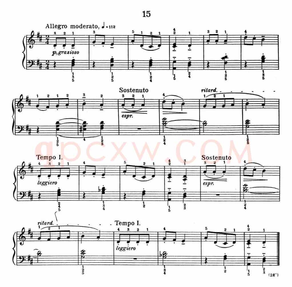For Children Sz.42（献给孩子们·15）