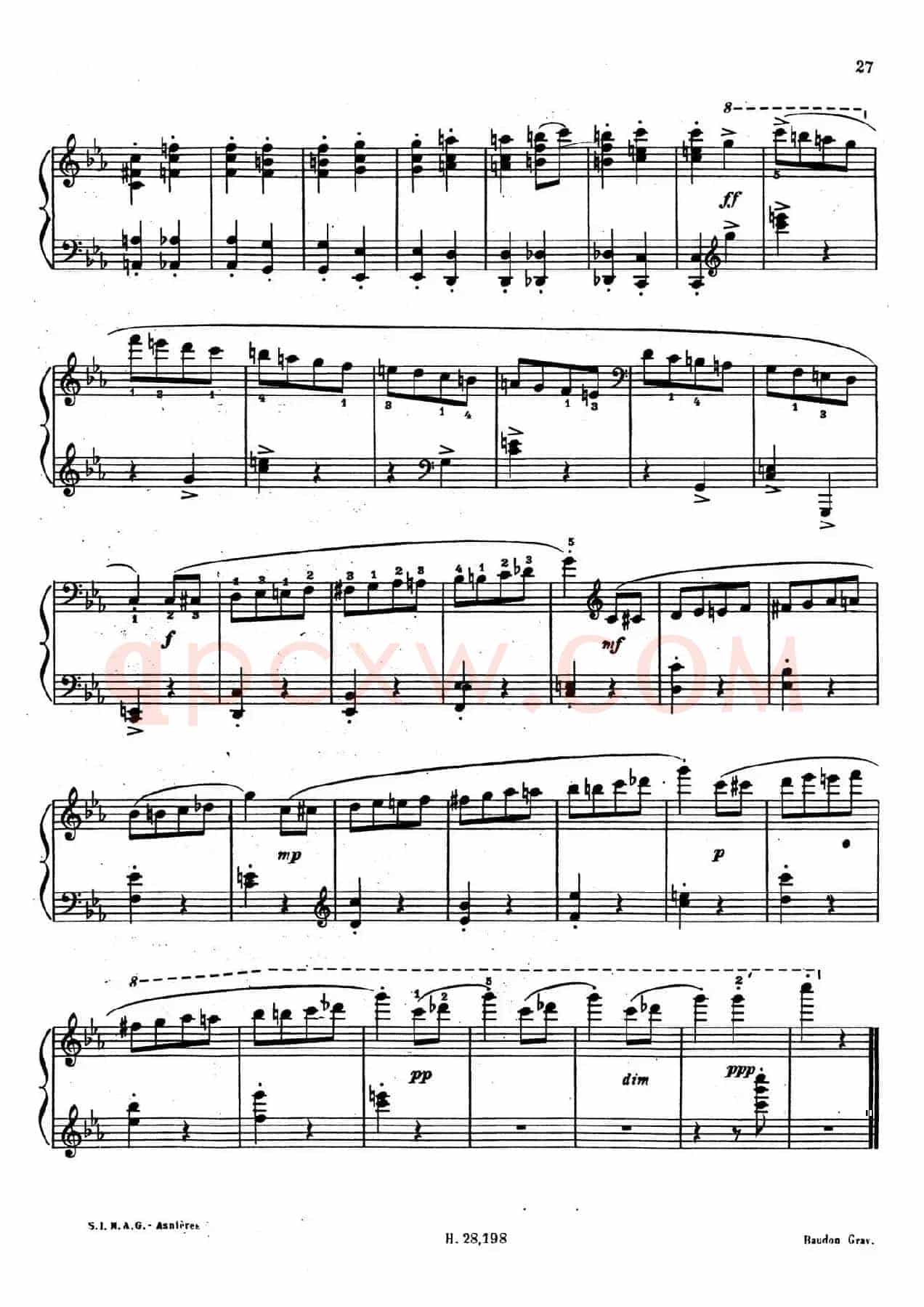 Tcherepnin - 10 Bagatelles Op.5(齐尔品-10首小品·10)