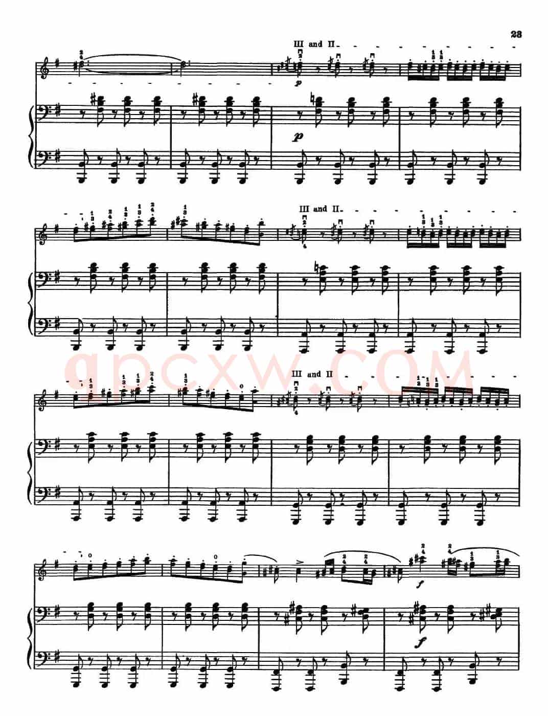 Carmen Concert Fantast Op.25（Ⅳ）（小提琴+钢琴伴奏）