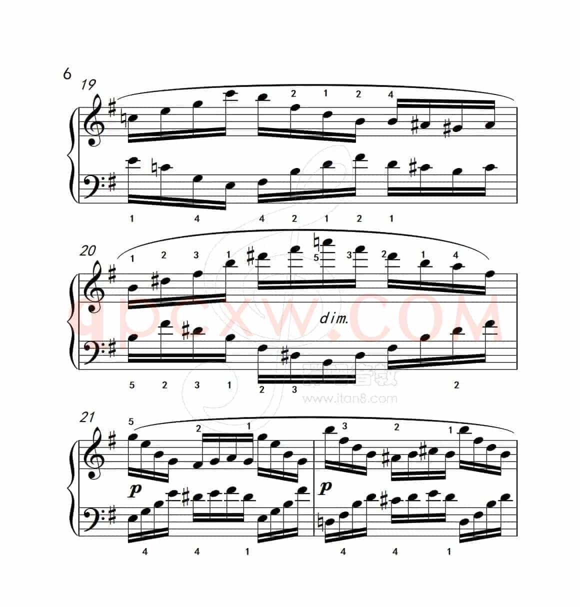 练习曲 35（克拉莫钢琴练习曲60首）