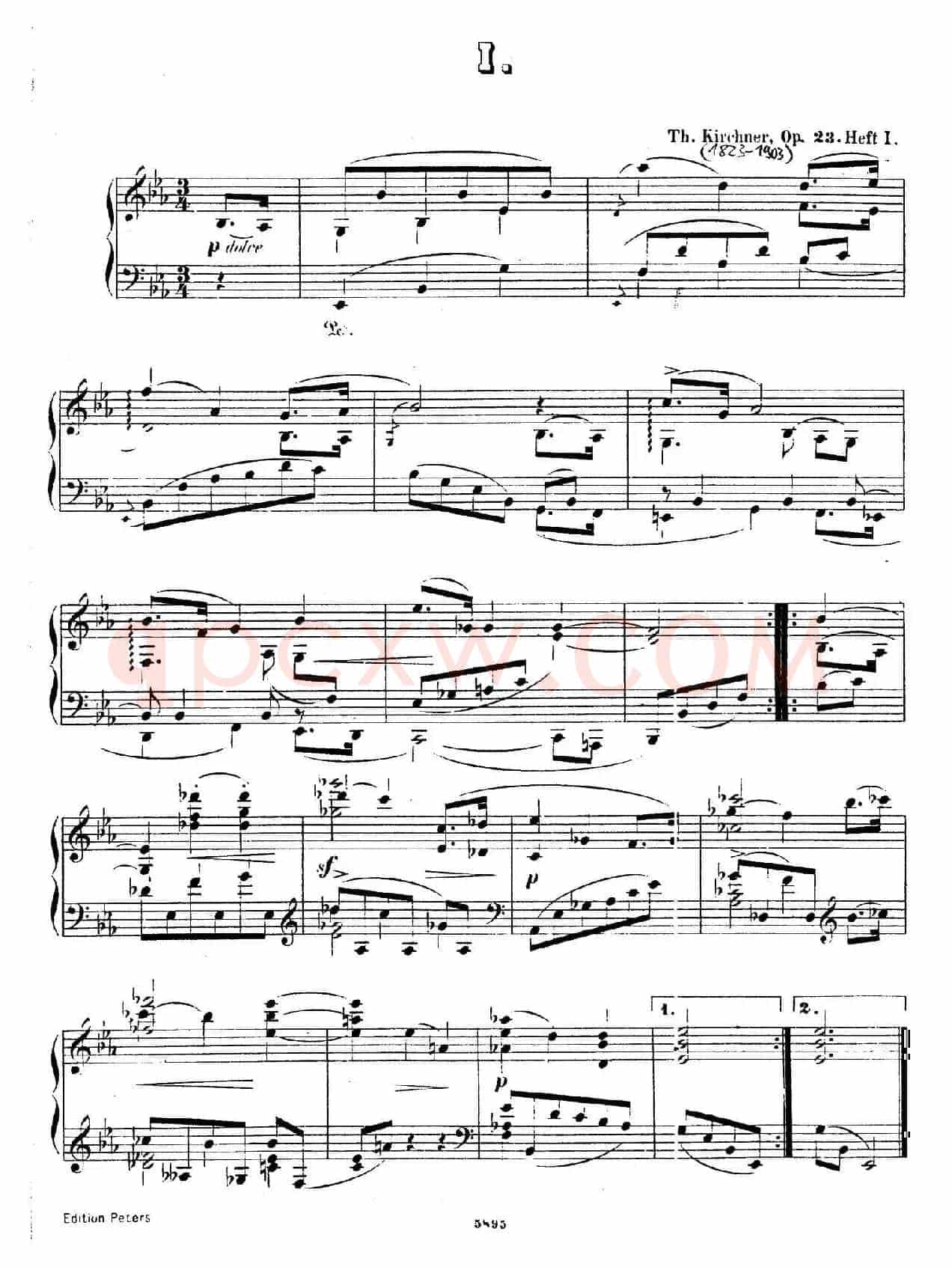 Waltzes Op.23(圆舞曲集·1、降E大调)