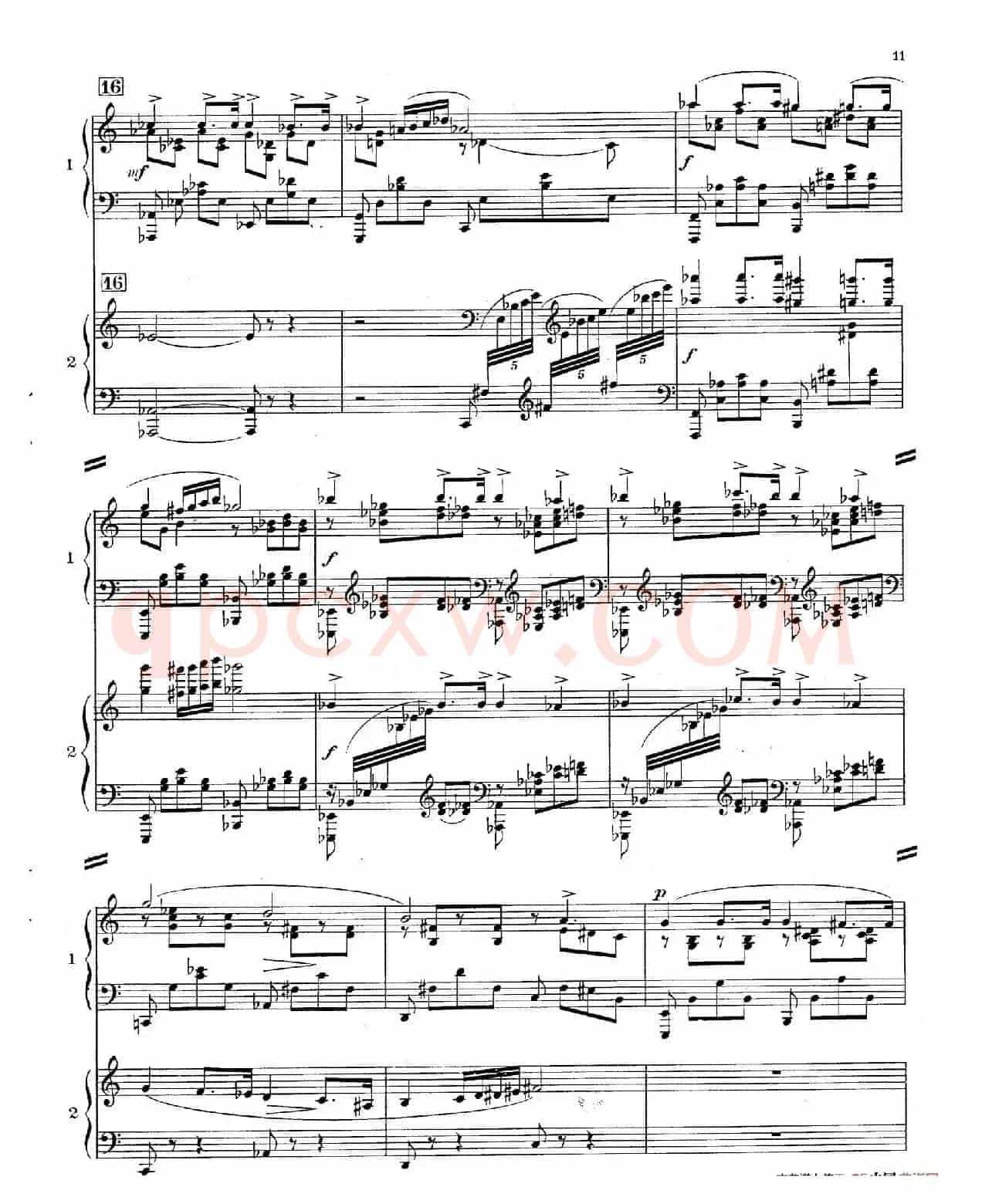 Concerto for 2 Pianos in d Minor(d小调双钢琴协奏曲· 第一乐章)