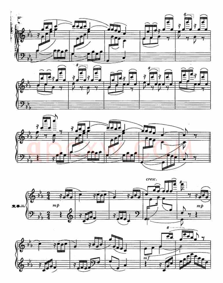 变奏曲（马剑平作曲版）