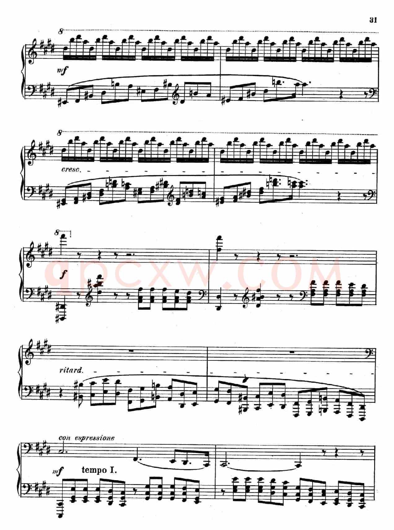 Six Etudes Op.23（6首练习曲·Ⅲ）