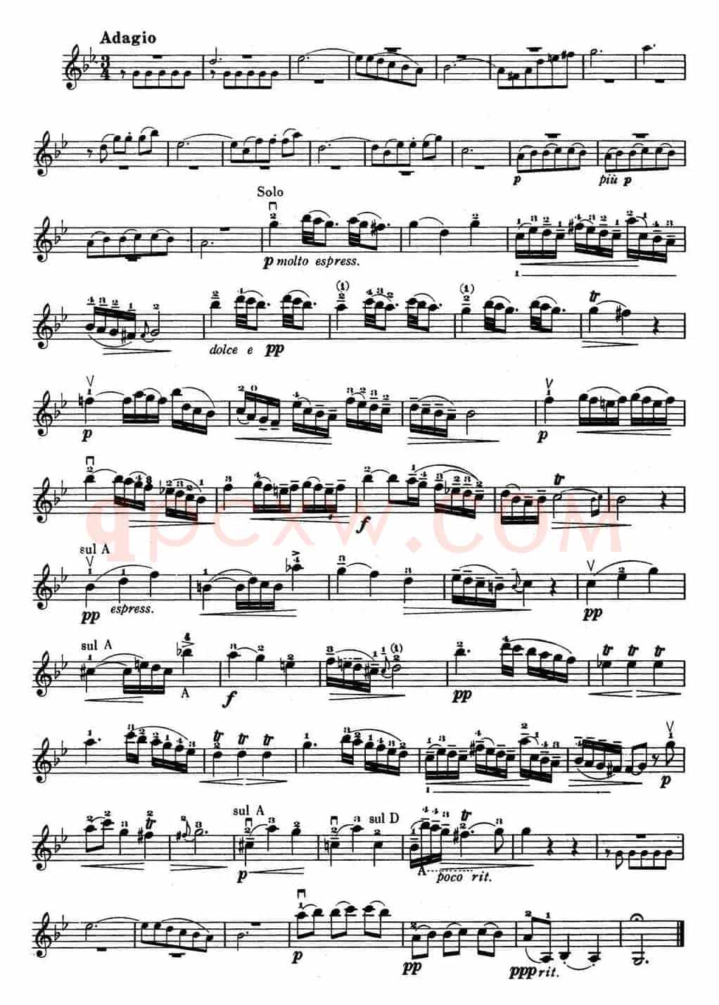 铃木小提琴教材第五册（Suzuki Violin School Violin Part VOLUME 5）